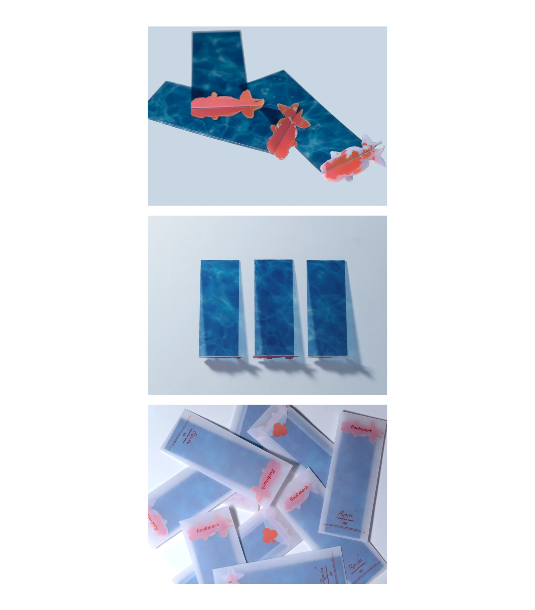 Ranchu bookmark product shots