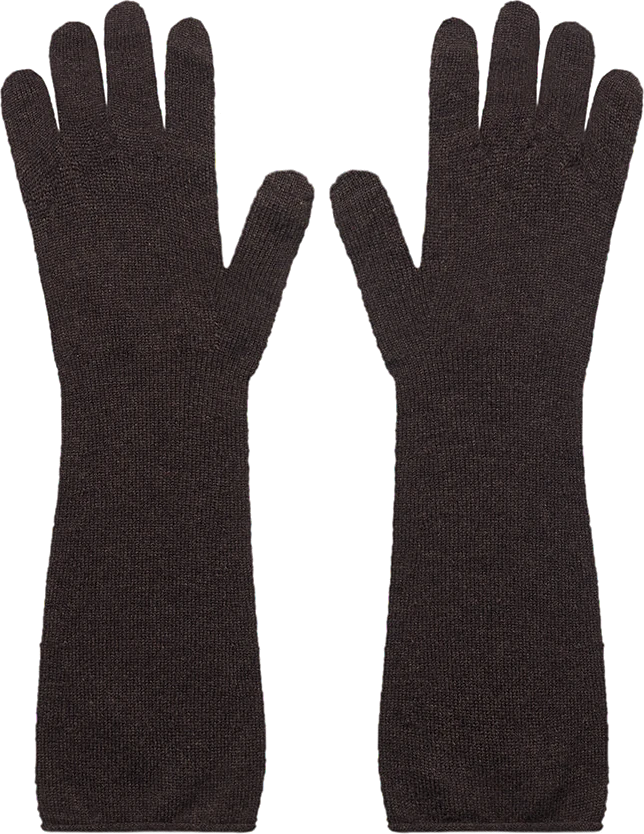 Product: Brown knit gloves