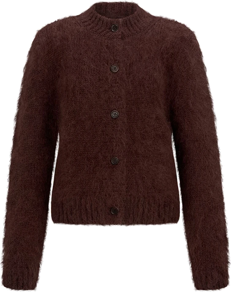 Product: Brown mohair cardigan