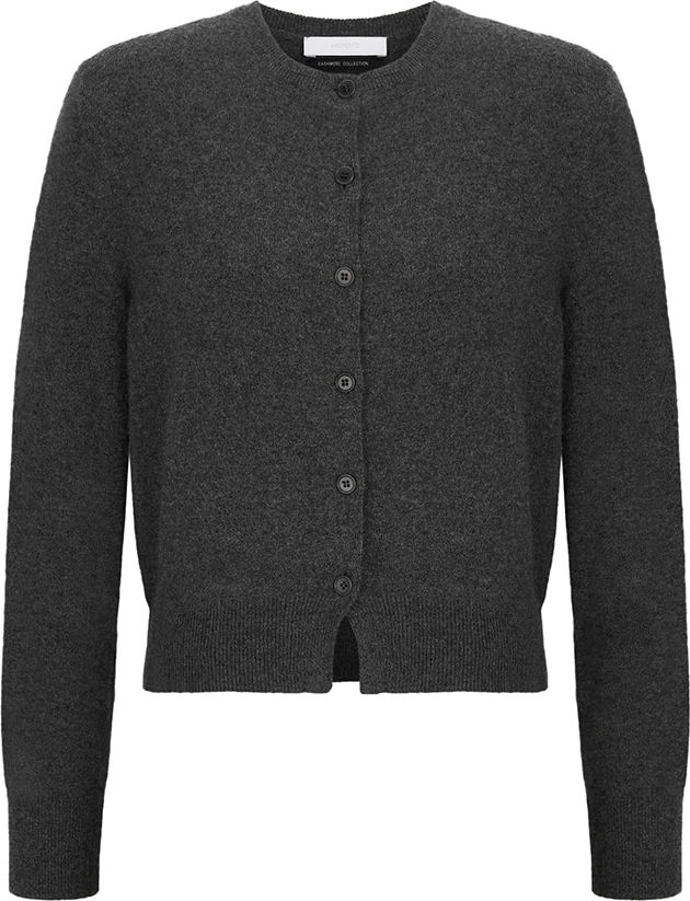 Product: Charcoal cashmere cardigan